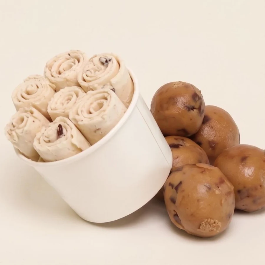 Cookie Dough Roll Ice Cream, from the Summer Menu
