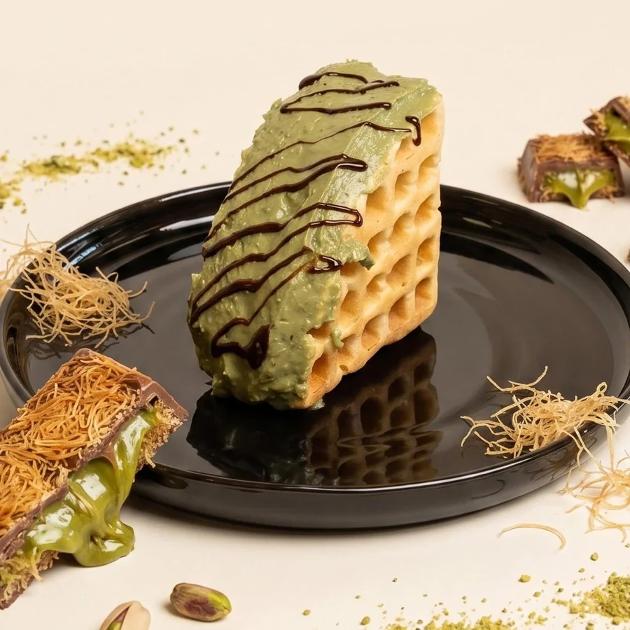 Nutella Kunafa Pocket Waffle, from the Summer Menu
